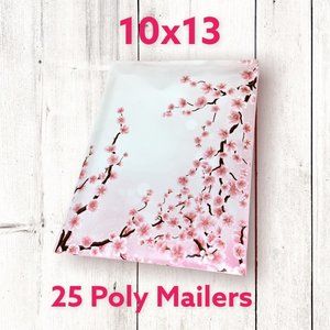 25 Cherry Blossom 10x13 Poly Mailers